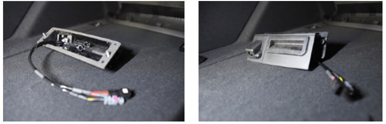 elbil original eftermontering av backkamera